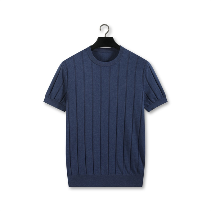 loro piana linen and sea island cotton knit t-shirt